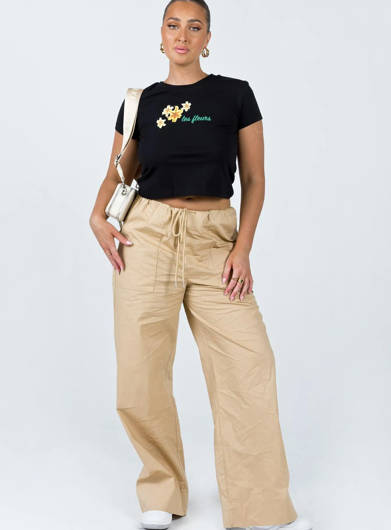 Princess Polly Le Fleurs Top Black Fashion