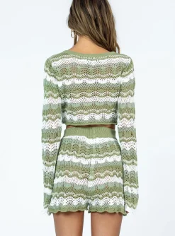 Princess Polly Leah Knit Setmulti Green Best Sale