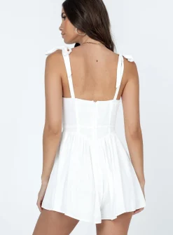 Princess Polly Lehanna Romper White Sale
