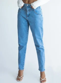 Princess Polly Leila Yolk Momjeans   Denim Shop