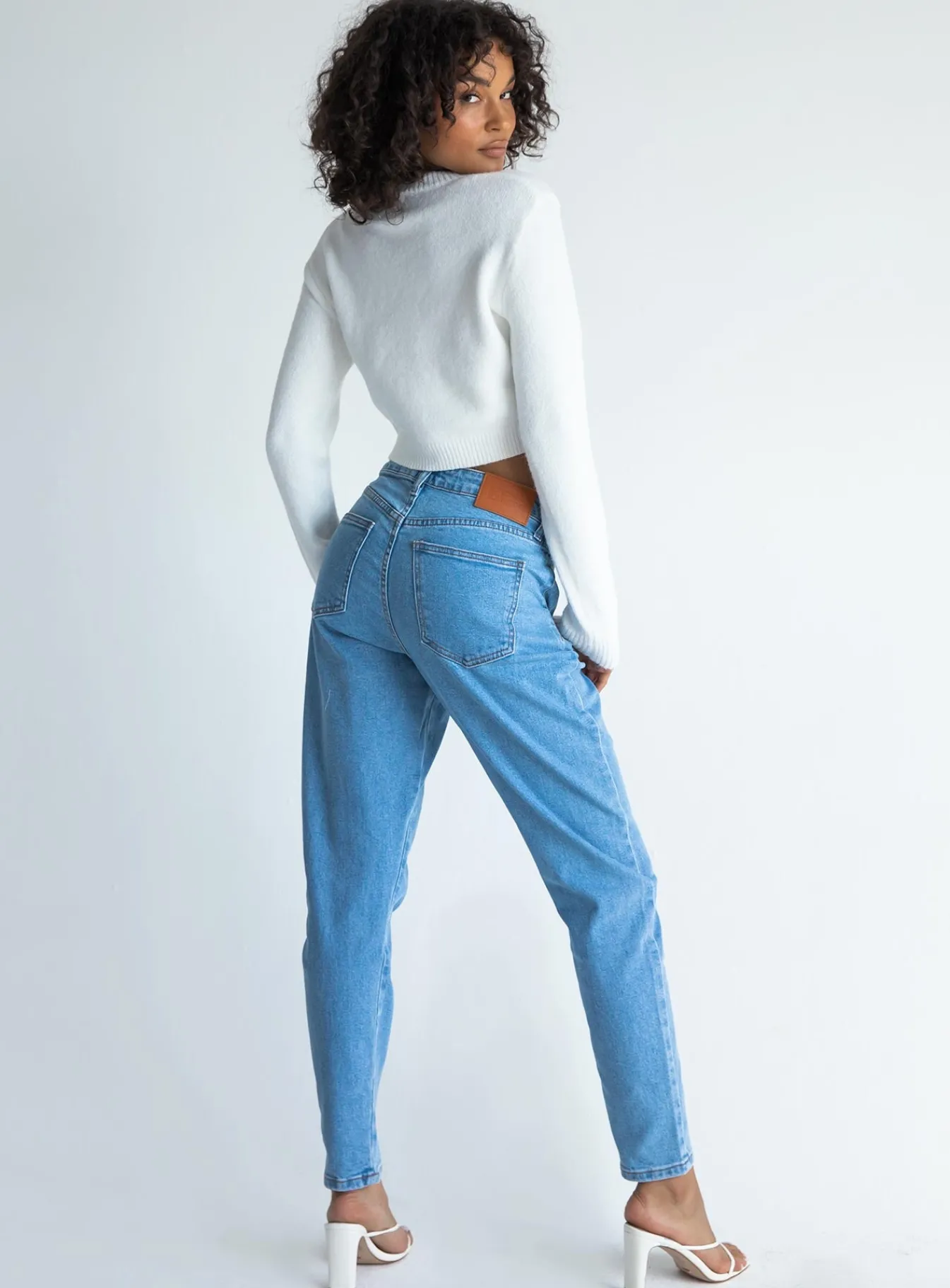 Princess Polly Leila Yolk Momjeans Denim Shop