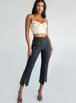 Princess Polly Leilani Top Beige Cheap