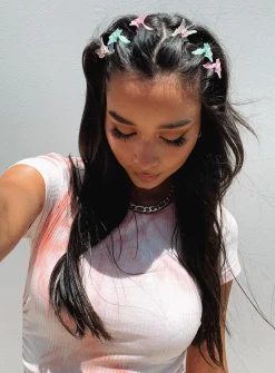 Princess Polly Lelo Hair Clip Set  Multi Shop