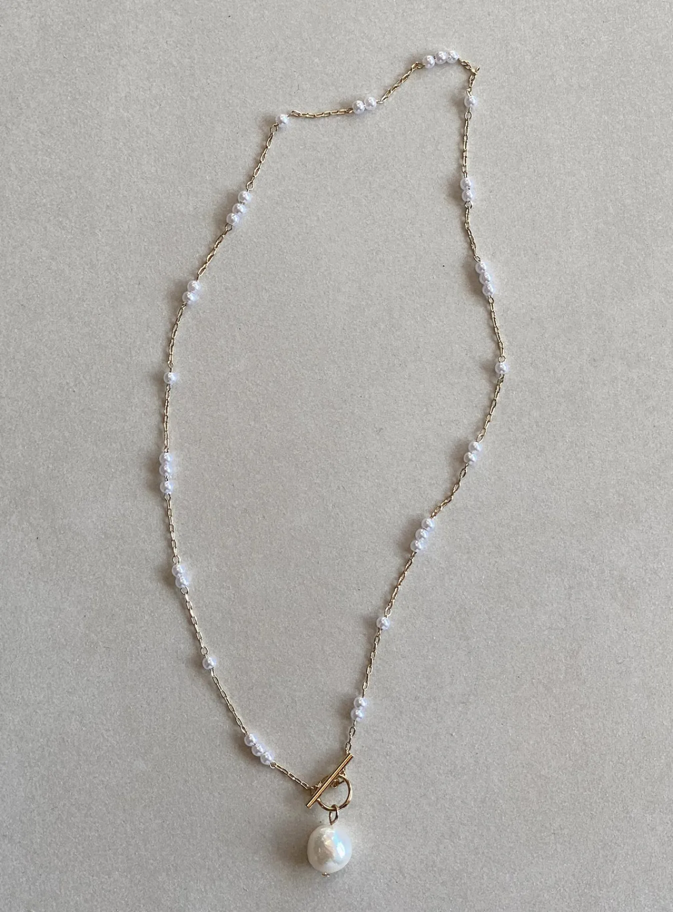 Princess Polly Lenna Necklace/ Pearl Gold Hot