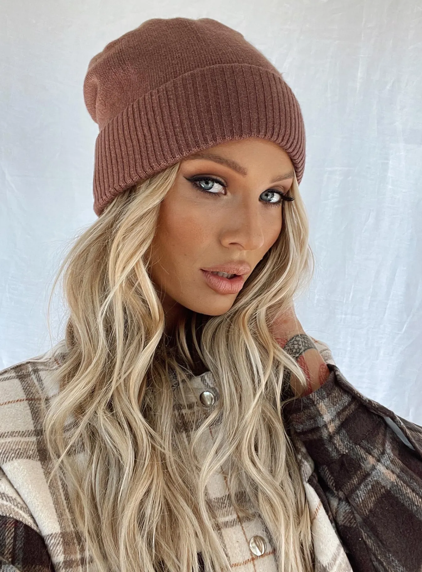 Princess Polly Leo Beanie Brown Hot