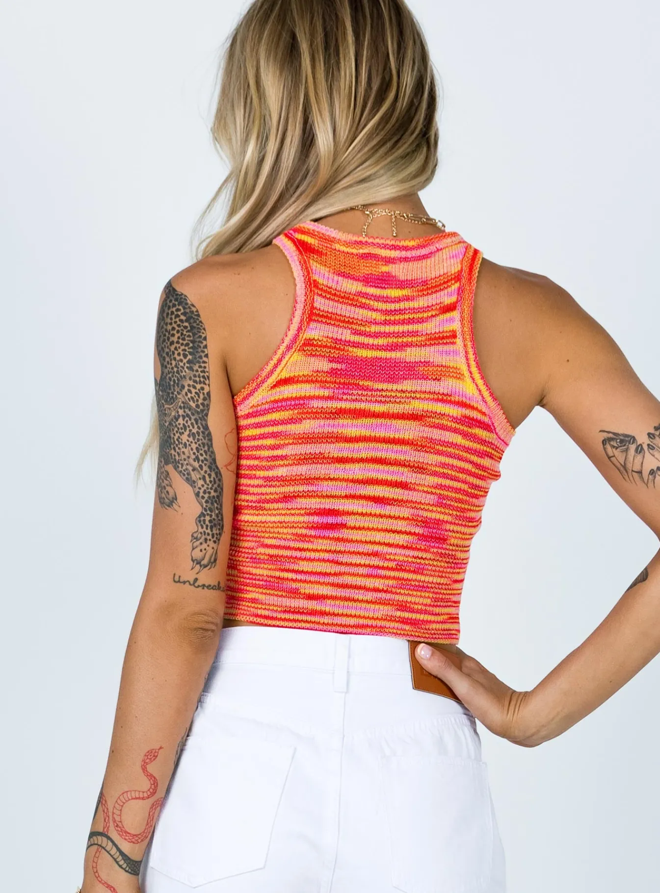 Princess Polly Leo Knit Top Orange Best