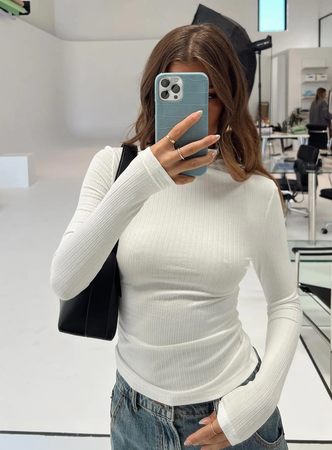 Princess Polly Lerman Long Sleeve Top White Cheap