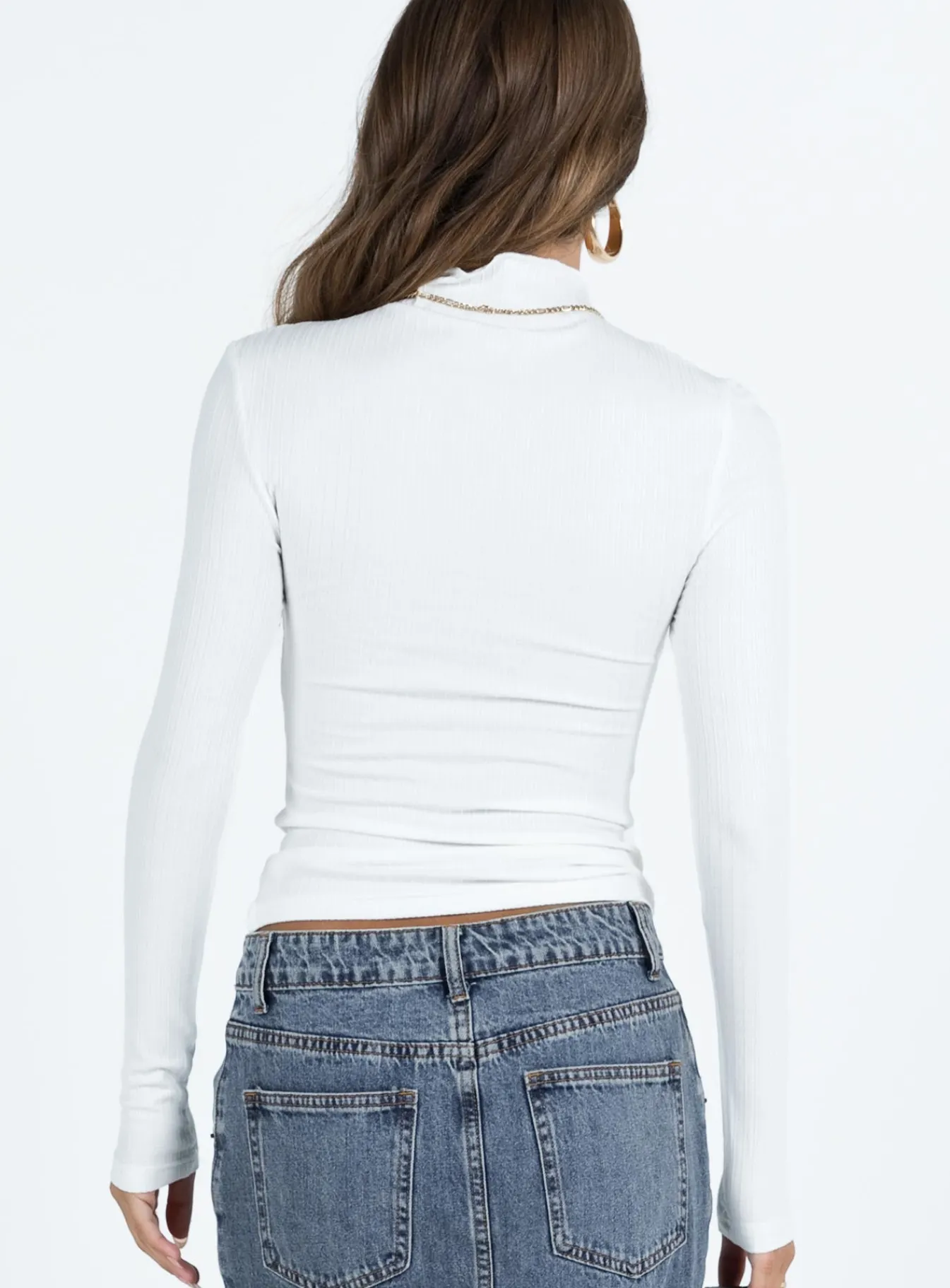 Princess Polly Lerman Long Sleeve Top White Cheap