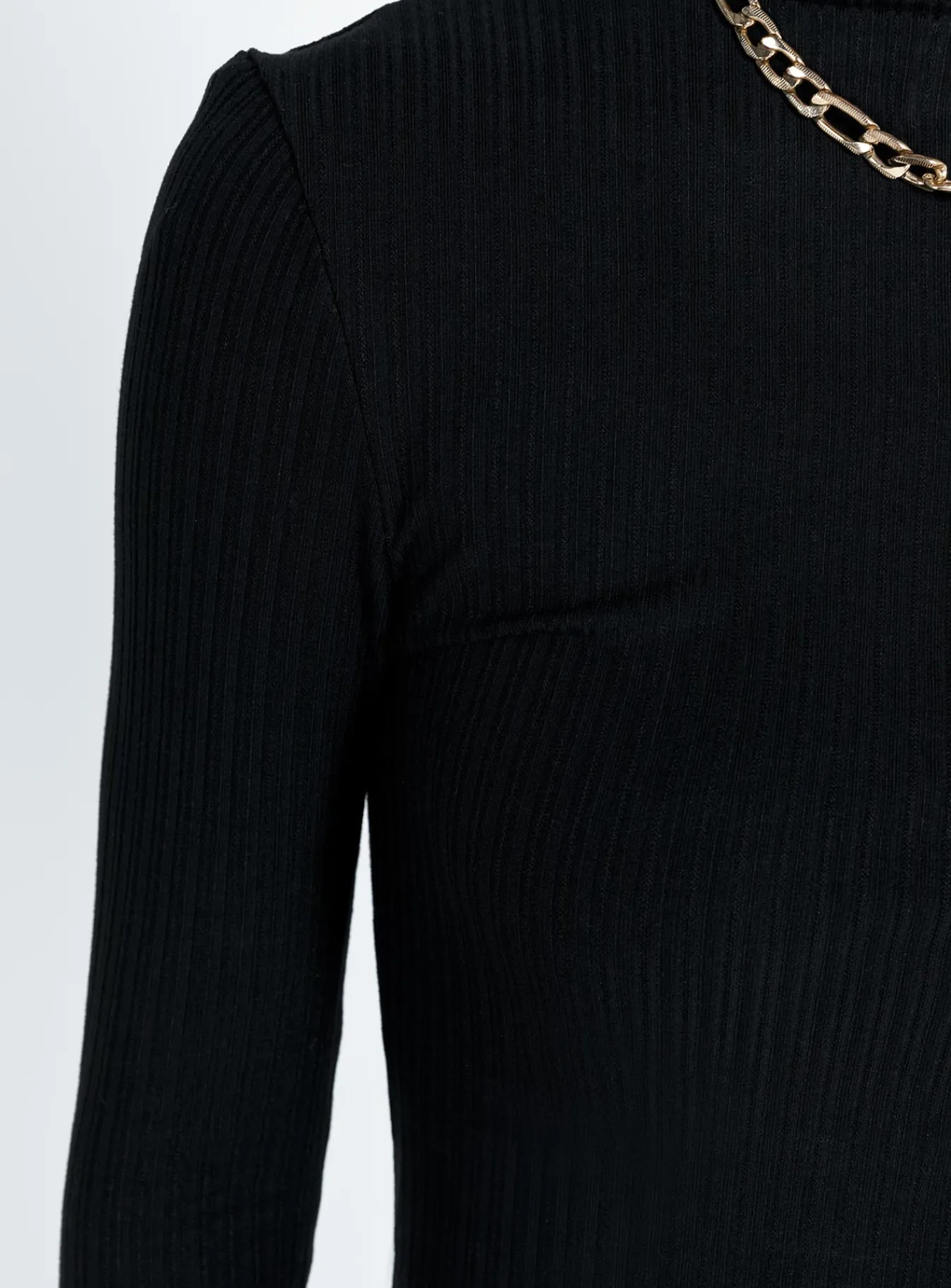 Princess Polly Lerman Long Sleeve Top Black Discount