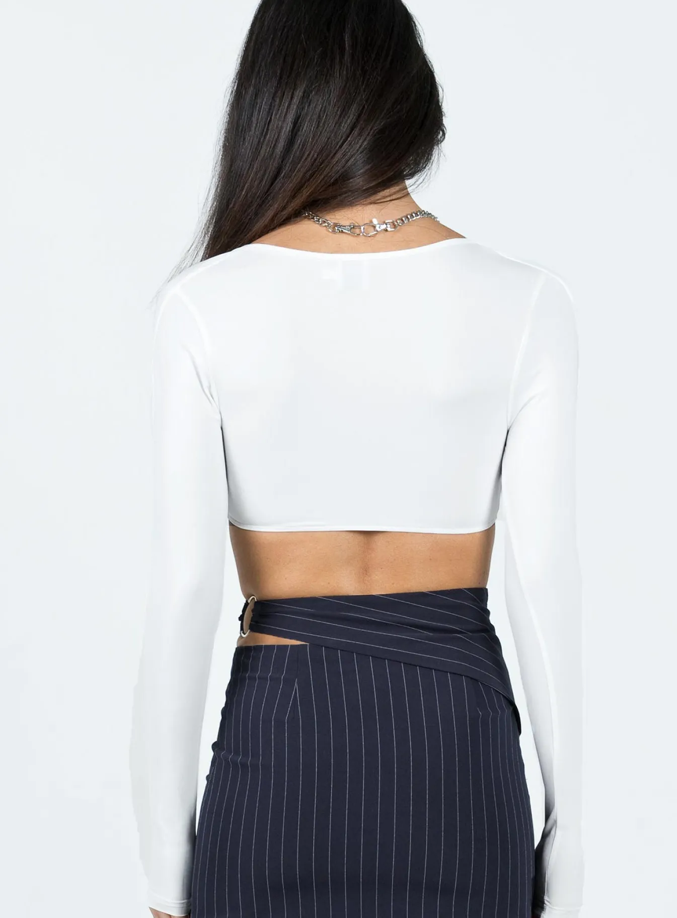 Princess Polly Leska Long Sleeve Top Ivory Sale