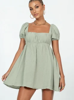 Princess Polly Let'S Dance Mini Dress  Sage Cheap