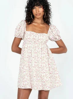Princess Polly Let'S Dance Mini Dressfloral Pink Shop