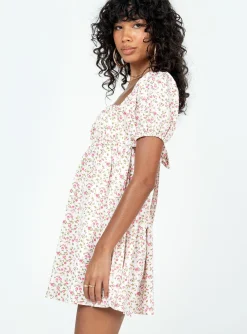 Princess Polly Let'S Dance Mini Dressfloral Pink Shop