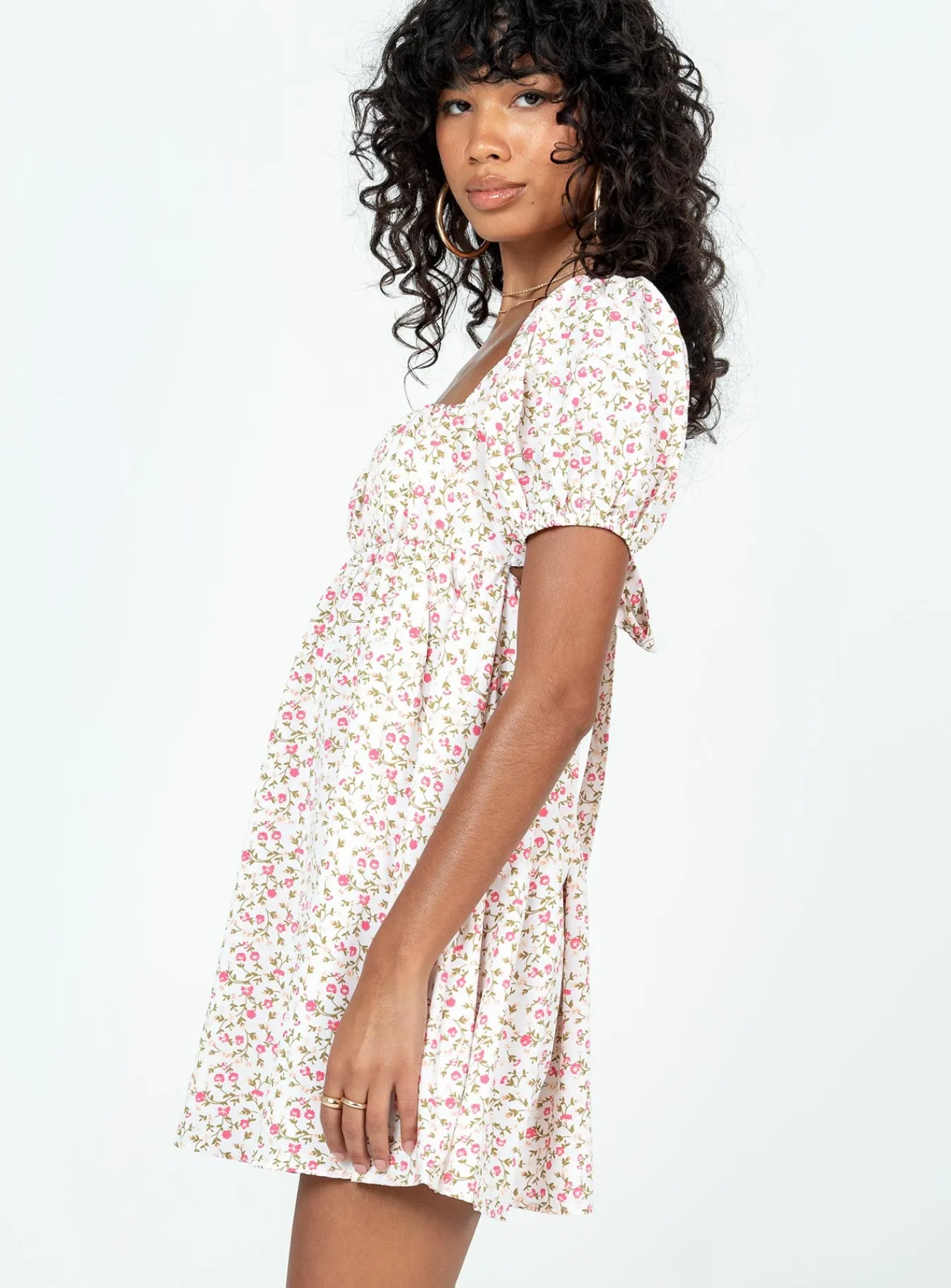 Princess Polly Let'S Dance Mini Dressfloral Pink Shop