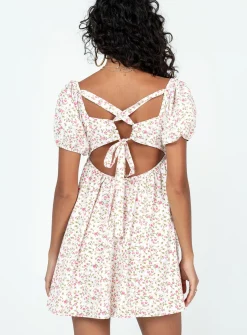 Princess Polly Let'S Dance Mini Dressfloral Pink Shop