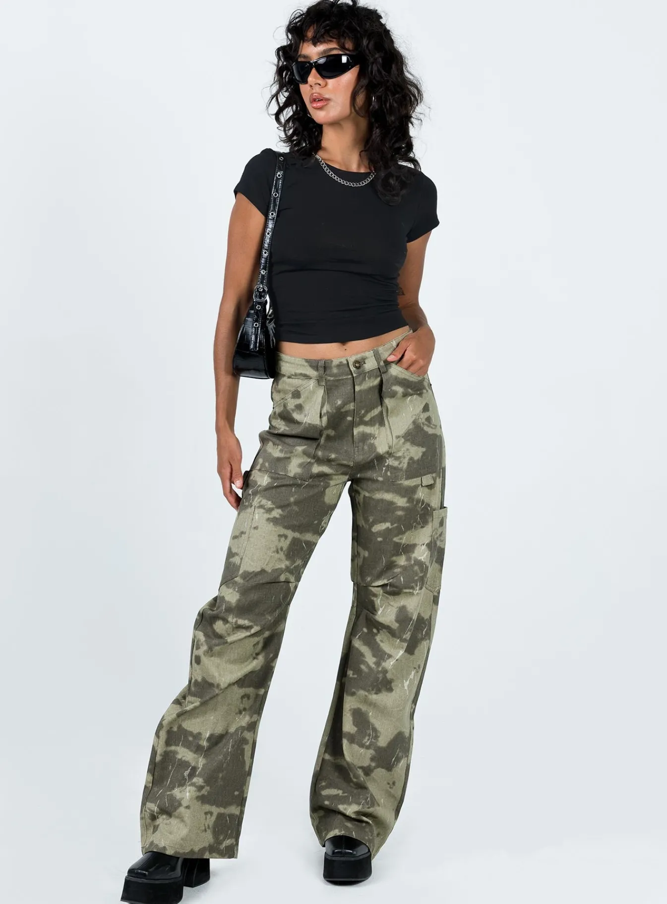 Princess Polly Lex Top Black Hot