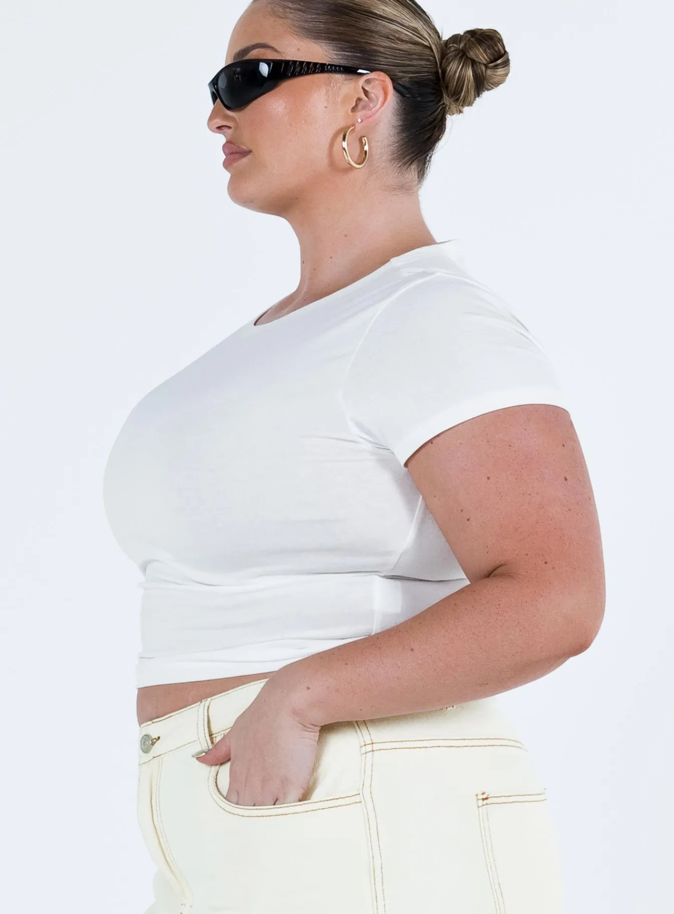 Princess Polly Lex Topcurve White Outlet