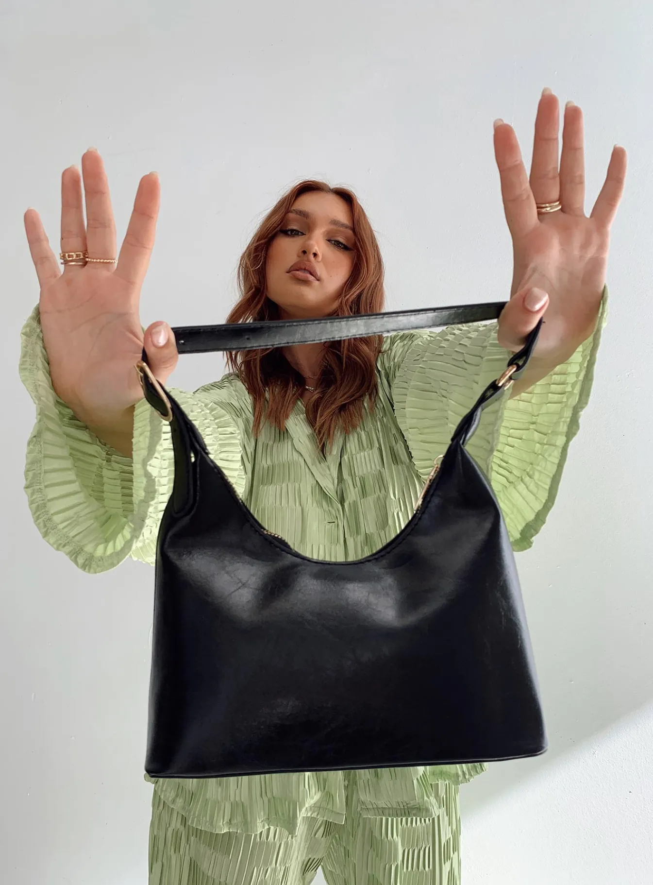 Princess Polly Lexis Shoulder Bag Black Online