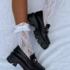 Princess Polly Liani Ruffle Socks  White Outlet