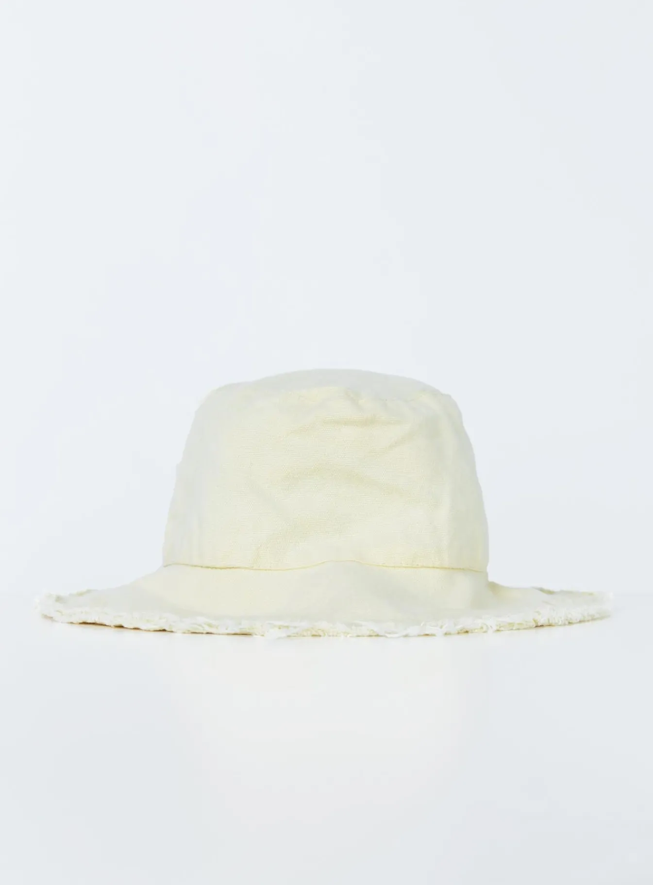 Princess Polly Lickety Split Canvas Bucket Hat Cream Shop