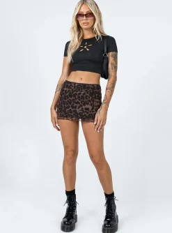 Princess Polly Lidya Ultra Micro Mini Skirt Leopard Online