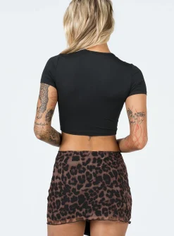 Princess Polly Lidya Ultra Micro Mini Skirt Leopard Online
