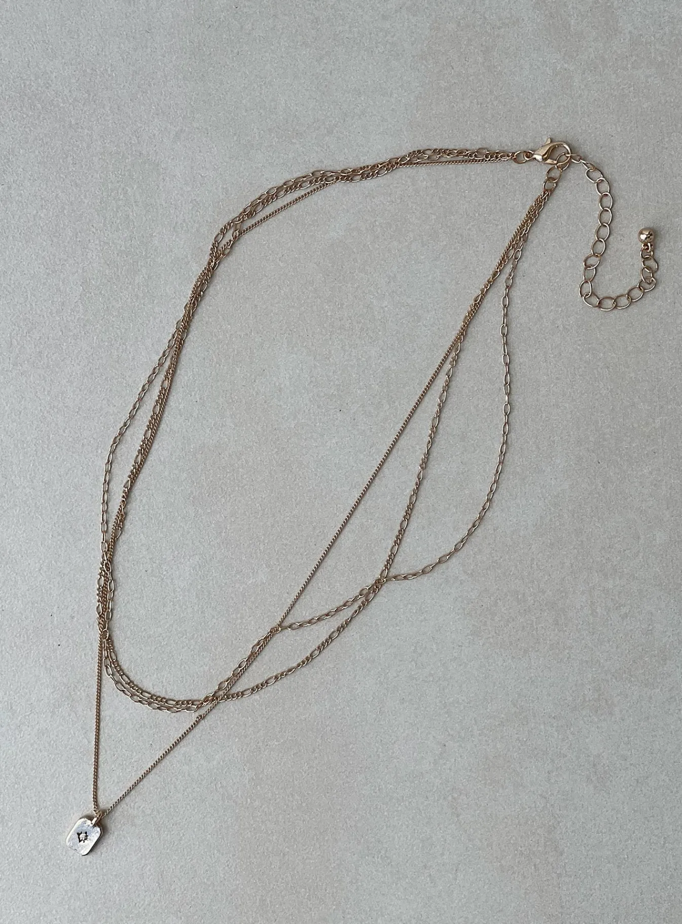 Princess Polly Light Keeper Necklace Gold Clearance