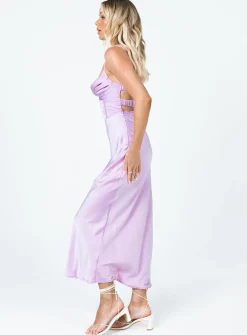 Princess Polly Lillie Midi Dress  Purple Sale