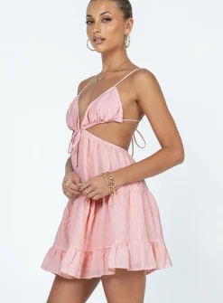 Princess Polly Liloh Mini Dress Pink Hot