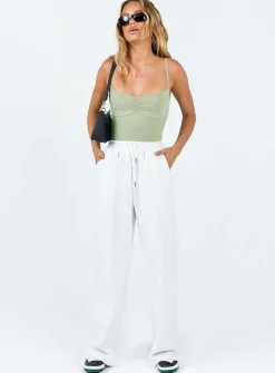 Princess Polly Linden Bodysuit Khaki Hot