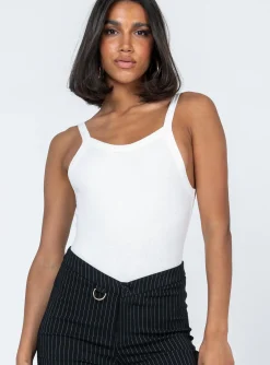 Princess Polly Lindsey Bodysuit  White Hot