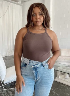 Princess Polly Lindsey Bodysuitcurve Brown Online