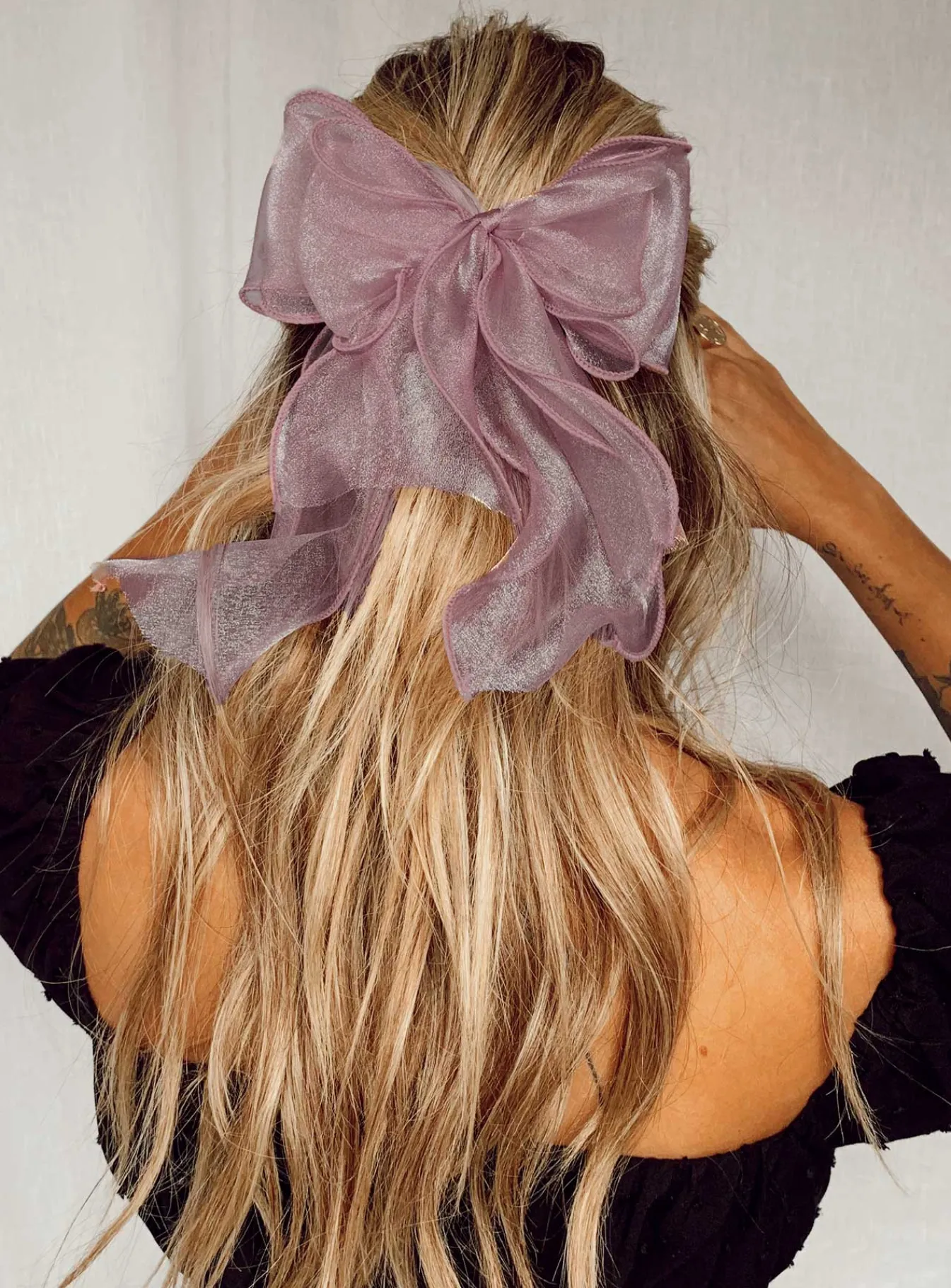 Princess Polly Linney Hair Bow Pink New