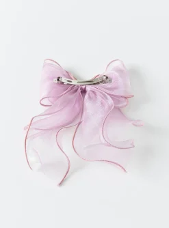 Princess Polly Linney Hair Bow Pink New