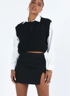 Princess Polly Lolita Mini Skirt  Black Sale