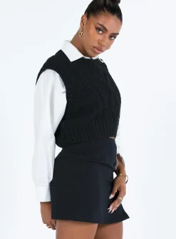 Princess Polly Lolita Mini Skirt  Black Sale