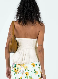 Princess Polly Long Summer Nights Top Ivory Fashion