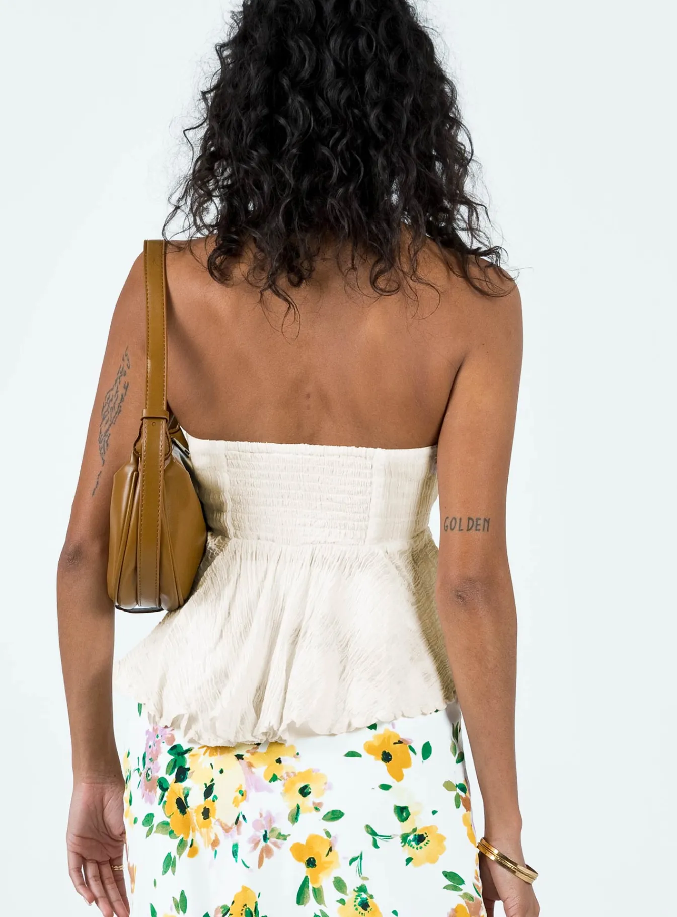Princess Polly Long Summer Nights Top Ivory Fashion