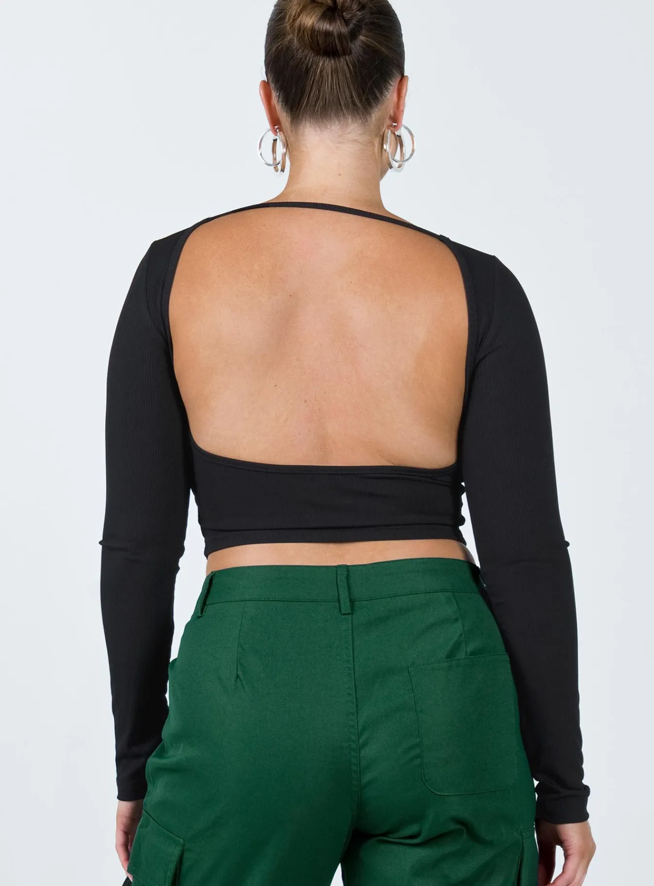 Princess Polly Look Back At It Top Black Sale