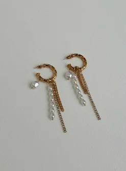 Princess Polly Lorentz Earrings  Gold New