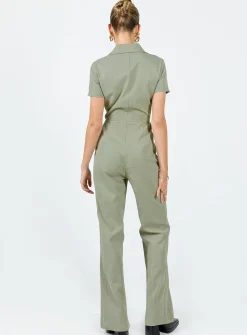 Princess Polly Loretta Jumpsuit Khaki Fashion