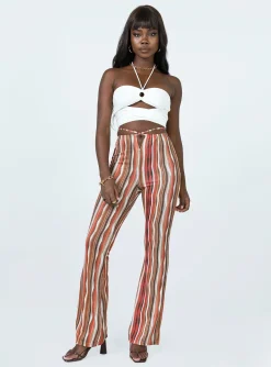 Princess Polly Loriella Ring Detail Crop Top  White Flash Sale