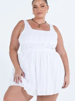 Princess Polly Lorinda Mini Dresscurve   White Best