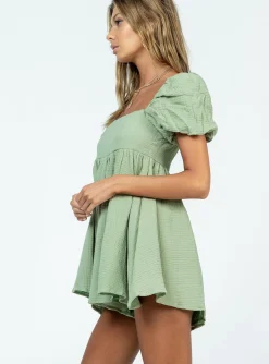 Princess Polly Lorna Romper Sage Sale