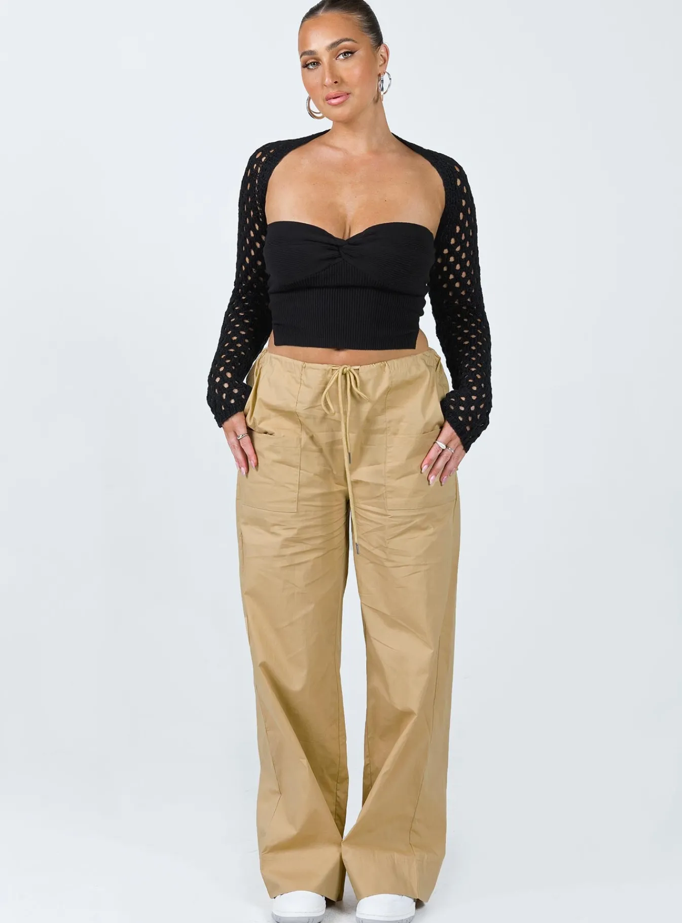 Princess Polly Lotani Bolero Black Best