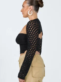 Princess Polly Lotani Bolero Black Best