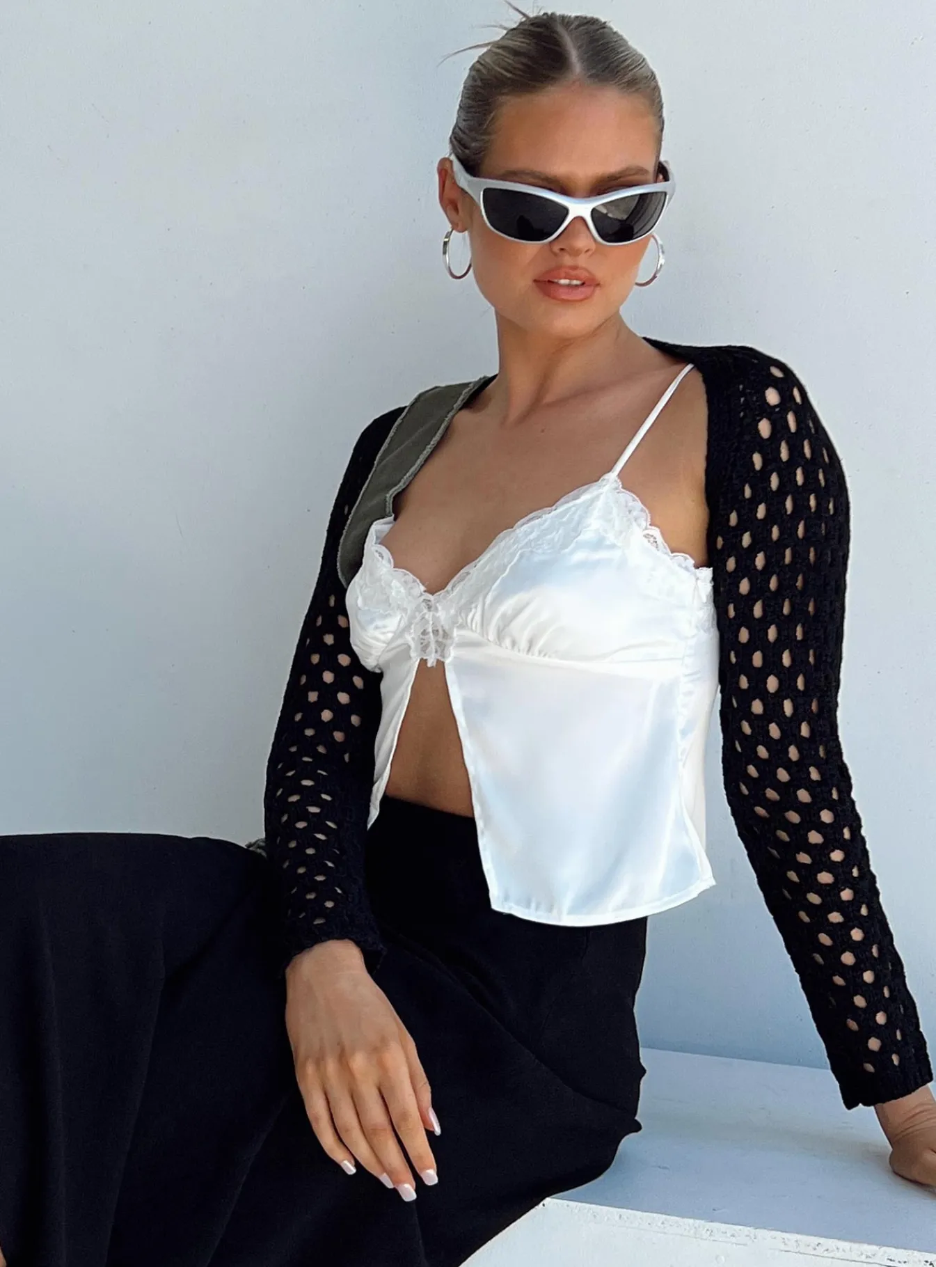 Princess Polly Lotani Bolero Black Best