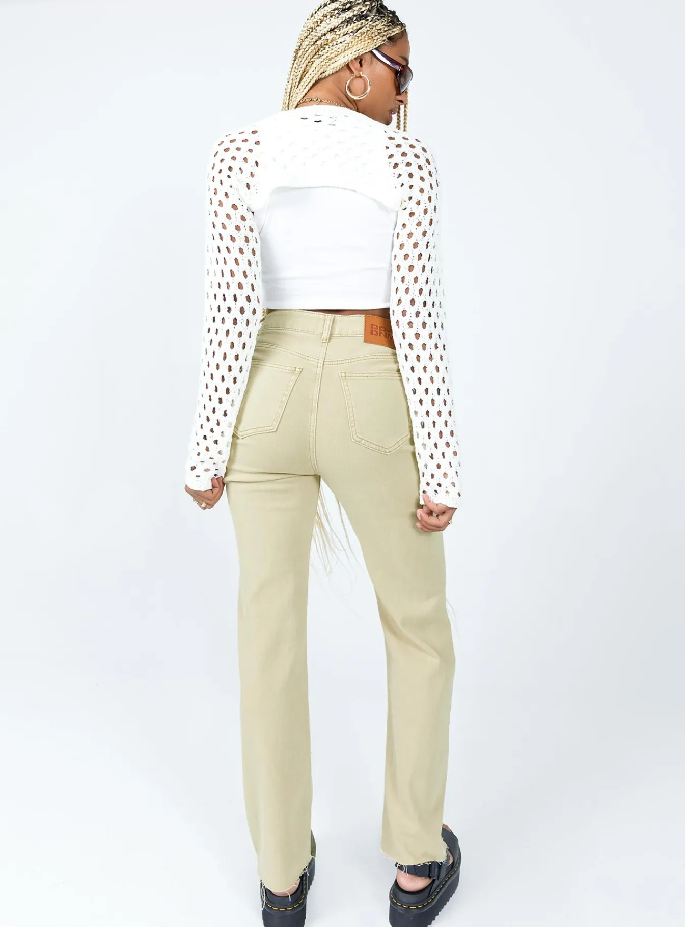Princess Polly Lou Jeans Beige Online