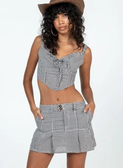 Princess Polly Loui Mini Skirt Multi Discount