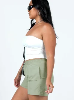 Princess Polly Louisianna Shorts Khaki Fashion